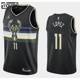 Maillot Basket Enfant Milwaukee Bucks Brook Lopez 11 2020-21 Jordan Brand Statement Edition Swingman